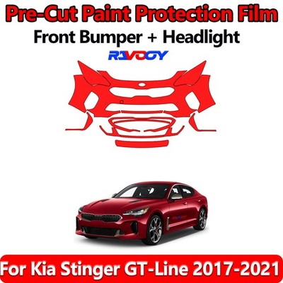 8.5Mil PreCut Front Bumper PPF Kit Film For Kia Stinger GT-Line 2017-2021