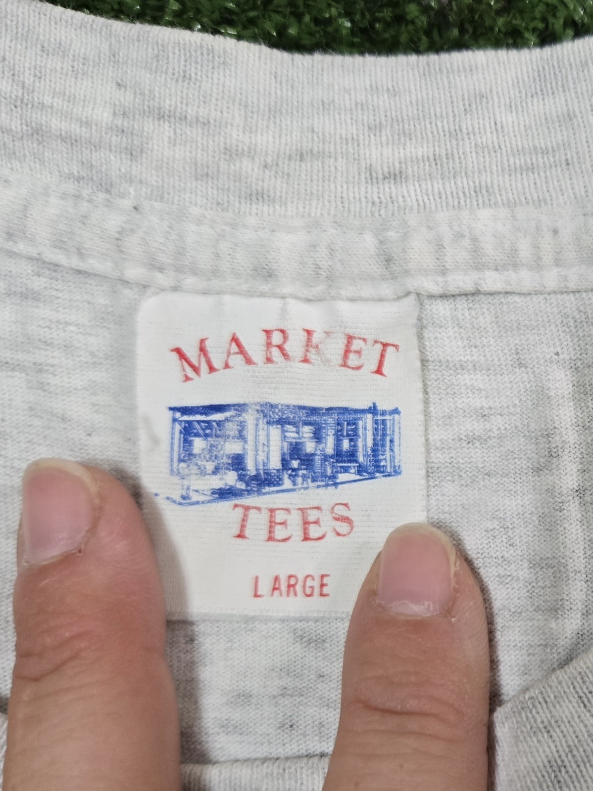 T shirt Charleston vintage fila arcobaleno grande