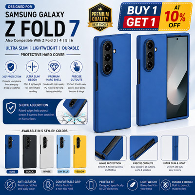 Slim Hard Case für Samsung Galaxy Z Fold 3 4 5 6 7 Schutzhülle UK