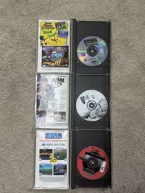 Sega Saturn System Bundle TESTED Working w/ Sonic 3D Blast Games & Controllers