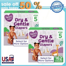Parent's Choice Dry Gentle Diapers Size 5, 324 Count Select for More Options