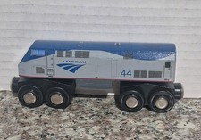 Wooden Amtrak P42DC GE Genesis Train Locomotive 44 4.5 inch RETIRED in 2015