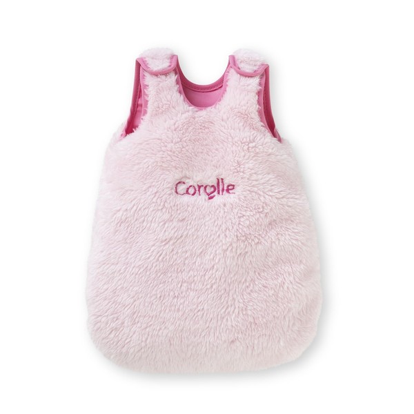 Corolle - 9000111150 Pink Plush Sleeping Bag For 30 Cm Dolls From 18 (Us Import)-image