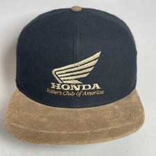 Vintage Honda Hat Cap Embroidered Gold Wing S...