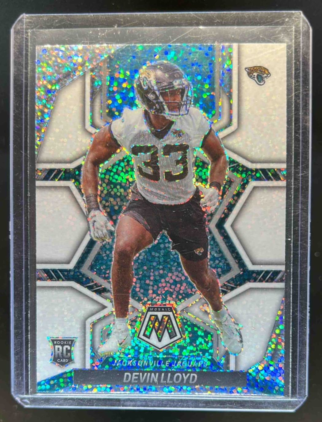 2022 Mosaic Devin Lloyd RC White Sparkle Rookie #375 Jaguars