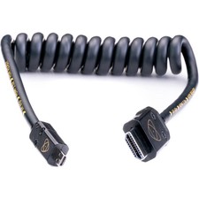 Atomos HDMI Full to HDMI Micro Coiled Cable, 30cm/12" Coiled 60cm/24" Extended