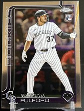 Topps Chrome Update Series 2025 Braxton Fulford Rockies Rookie #USC199