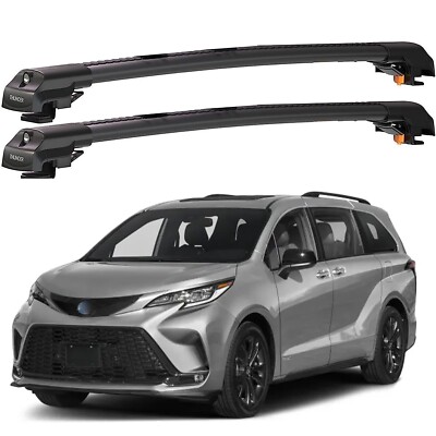 For Toyota Sienna 2021 2025 Black Aluminium New Roof Racks