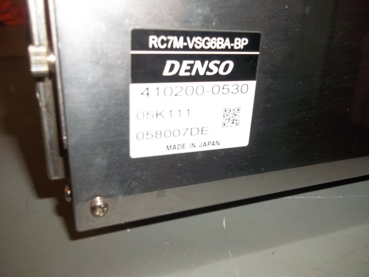 DENSO RC7M-VSG6BA-BP INDUSTRIAL ROBOT CONTROLLER VER 2.622M 410200