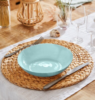 Luminarc gehärtetes Opalglas 14 cm türkis Servier Obst Salat Suppe Desset Schale