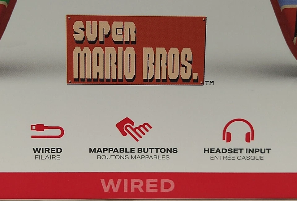 SEALED Official Nintendo Switch GameCube Style Wired Controller - Super Mario - Image 2 of 4