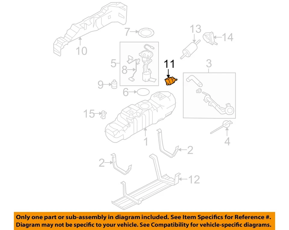 Used Fuel Pump Control Module fits: 2008 Ford F350SD PICKUP Fuel Pump Grade A Foto 3 de 4