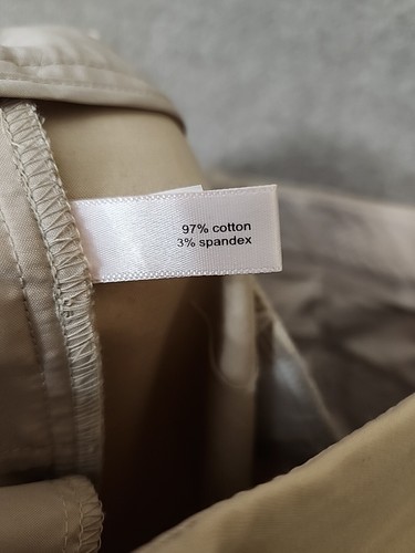 The Limited Drew Fit Dress Pants Womens 10 Beige Flared Leg Cotton Stretch NEW - Picture 6 of 7