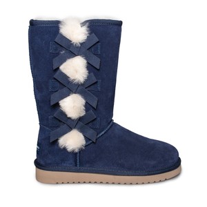 KOOLABURRA por Ugg victoria alto ancho Insignia Blue Suede Mujer Botas  Talla 10 de EE. UU. | eBay