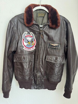 Original USN G-1 Flight Jacket, by IRVIN B. FOSTER - MIL-J-7823 A - Size 40 / M