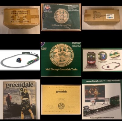 🚂 🚂 Neil Young's Greendale Train Set 🚂 Signed 🚂 Lionel 3-30002