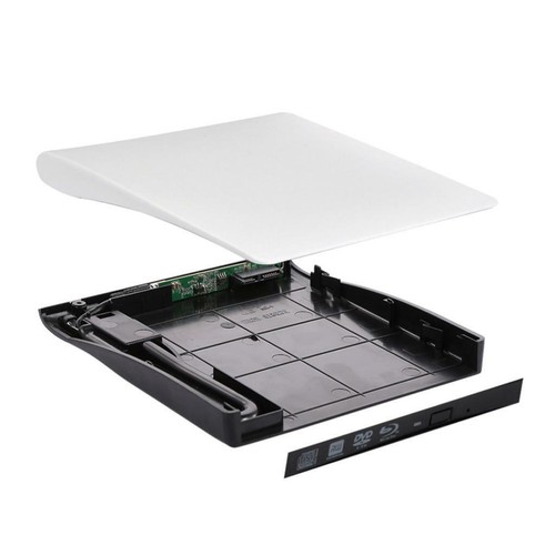 9,5-mm-DVD / CD-ROM-RW-DVD-Player-Gehäuse Laufwerk USB 3.0 SATA Portable - Afbeelding 5 van 6