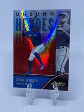 2021 Absolute Red Spectrum Unsung Heroes George Springer 72/99