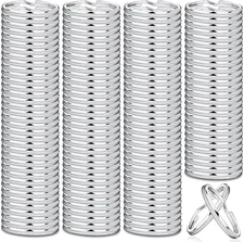 PAXCOO 200Pcs Split Key Rings Bulk for Keychain and Crafts, 1 Inch (25Mm)