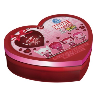 Funko Marvel Valentines Pocket POP! Vinylfigur 4er-Pack 4 cm Neu/OVP