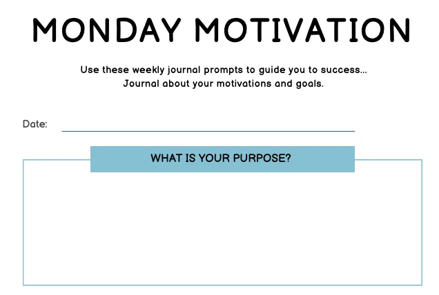 journal, daily journaling, easy, simple, mindfulness, printable, habit tracker - Image 4 of 4