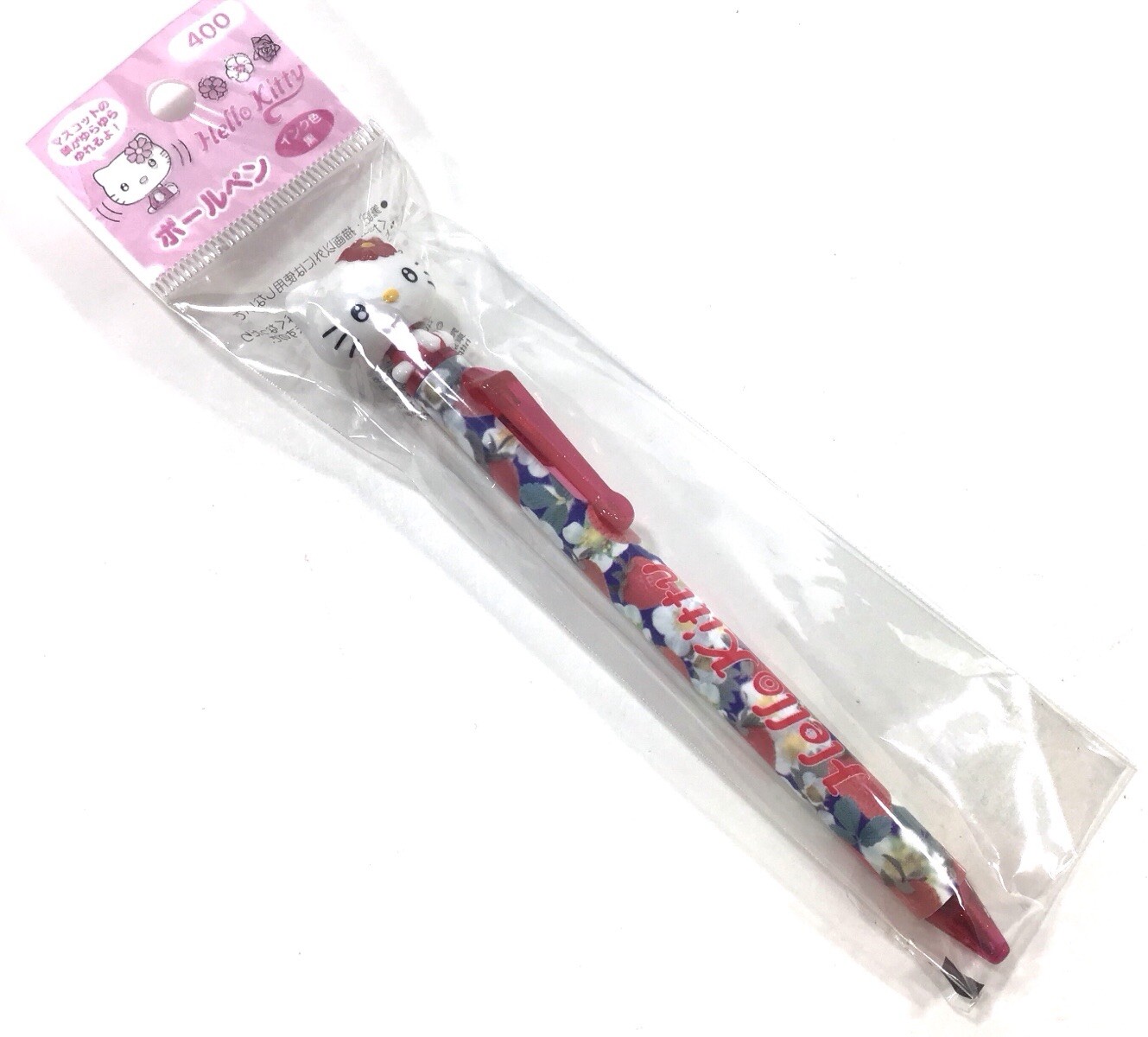 SANRIO Hello Kitty 2002 Bright Eyes Bobble Head Bobblehead Vintage Mascot Pen