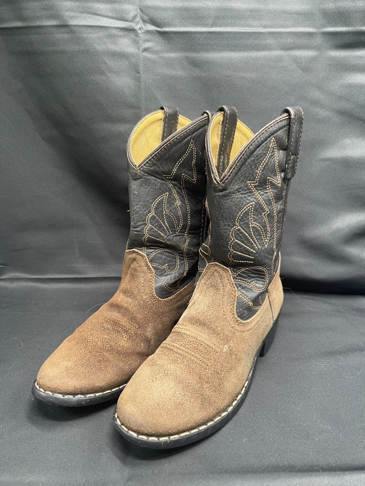 Vintage Masterson Boot Co. Suede Leather Cowboy Western Boots Style