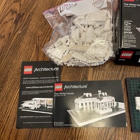 Lego Architecture White House Set 21006 Appears To Be Complete Box And Manual