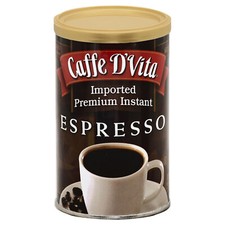 Caffe D'Vita Instant Espresso Coffee 3 oz Pack of 6