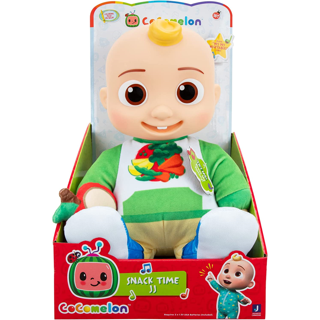 Cocomelon Snack Time JJ Baby Soft Doll New Kids Childrens Toy