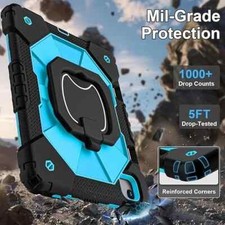 iPad Air 11 inch M2 Military Grade Case w/screen protector/shoulder strap
