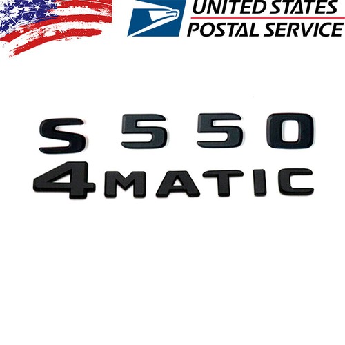 S550 4MATIC Estrella Trasera Emblema Negro Letra Insignia Logo para AMG Mercedes W221 Sedán - Imagen 3 de 5