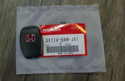 JDM Red H Type R Key Fob Case Back Cover HONDA CIVIC ACCORD FA5 FG2 FB6 ...