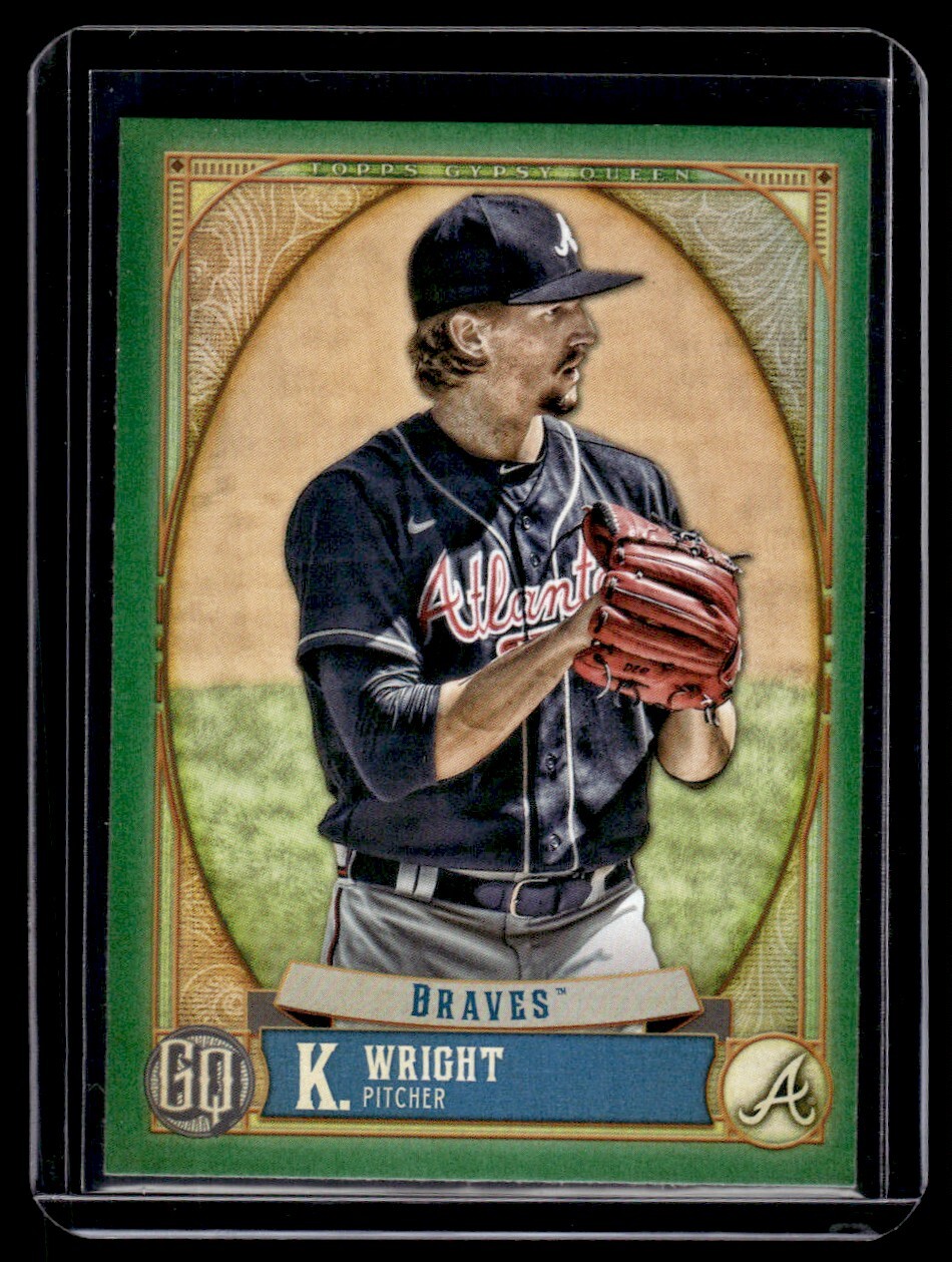 2021 Topps Gypsy Queen Green Var. Kyle Wright Atlanta Braves #128