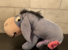 Vintage Disneyland Walt Disney World Eeyore 10" Plush Toy Winnie the Pooh