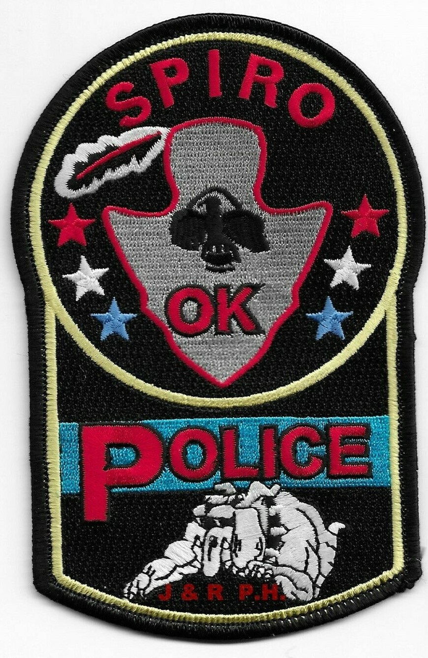 Spiro, Oklahoma (3.75" x 5.75" size) shoulder police patch (fire) eBay