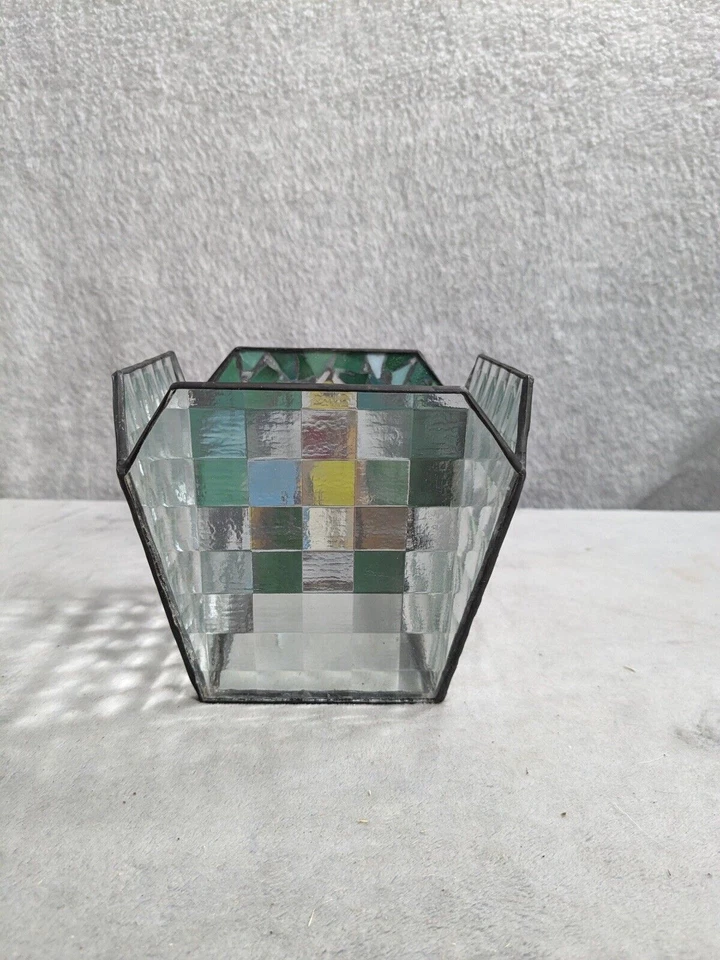 Candelabro Studio Nova mosaico árbol de Navidad estilo vitral Foto 3 de 4