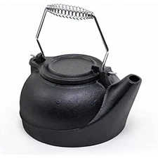 US STOVE CO Kettle Fireplace 3Qt Black