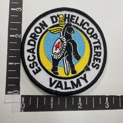 Airplane VALMY ESCADRON D  HELICOPTERES Helicopter Patch 17M3