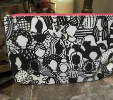 3x Mar 2018 Black & White Subscription Box Makeup Bag 