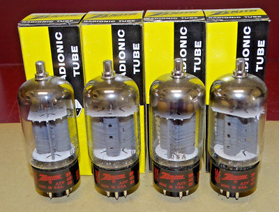 4 Zenith 6DQ6B 6GW6 NOS Radio/Audio Amplifier Tubes
