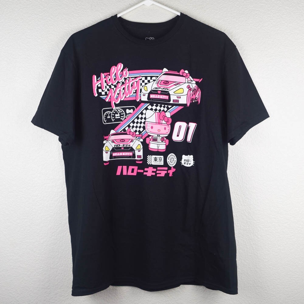 Sanrio Adult Unisex L Hello Kitty Tokyo Speed Racer Black Sanrio Adult Unisex L Hello Kitty Tokyo Speed Racer Black