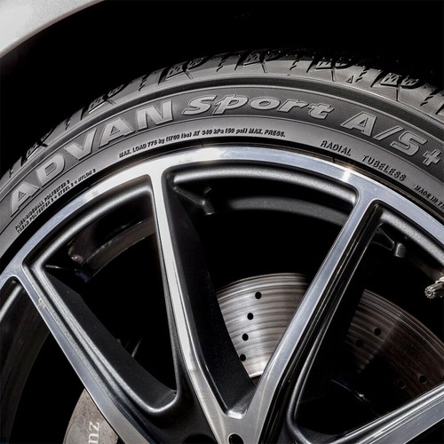 4 New Yokohama Advan Sport A/S+ 2x 245/40R18 97Y XL 2x 285/35R18 101Y XL Tires - Picture 6 of 8
