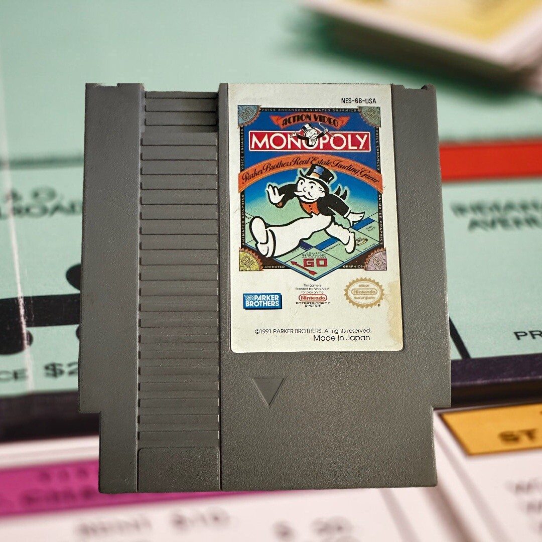 Monopoly Nintendo NES Original Authentic Retro Classic Game | eBay