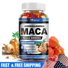 #1 BEST-MALE ENLARGER THICKER LONGER BIGGER 4" GROWTH ENLARGEMENT 60 GUMMIES