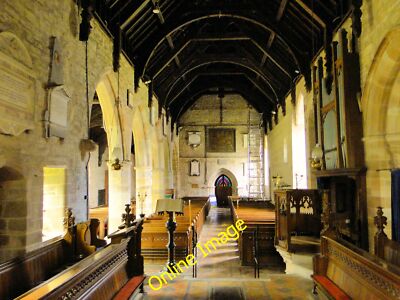 Photo 12x8 St Peter, Diddlebury The nave, looking West. c2014