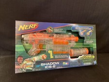 New - Nerf - Ghost Ops Shadow ICS-6 Nerf Gun Blaster N-Strike - Orange  Clear