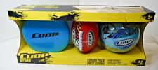 Coop Hydro Combo Pack Football, Volleyball, and 110 Contender Flying Disc New