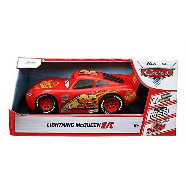 Jada Toys Pixar Cars 1:24 Lightning McQueen RC Remote