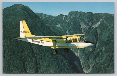 Postcard Wilderness Airline Pilatus BN-2A-26 Islander C-GOMC MSN 10